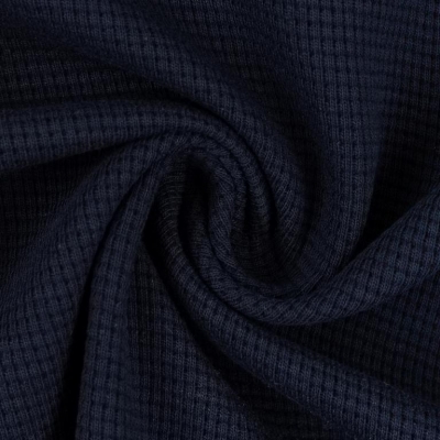 Waffeljersey | Clarissa | marineblau